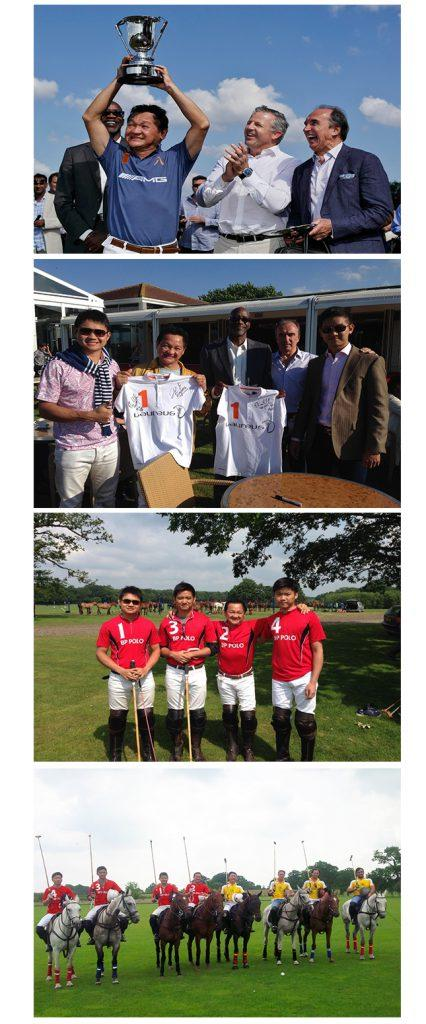 BP Polo Fund Raising Event at Laureus England with Edwin Mosses, American 400m gold Olympian and Hugo Porta , Argentinean legendary Rugby player