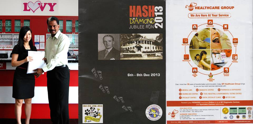 Contribution to Royal Selangor Club Diamond Jubilee Run 2013